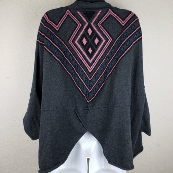 Knot Sister Aztec Oversized Open Front Cardigan - Picture 5 of 8